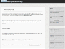 Tablet Screenshot of disruptiveproactivity.com